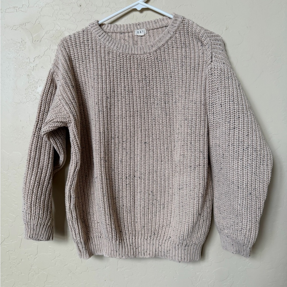 Cozy Beige Crewneck Sweater